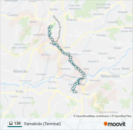 130  Line Map