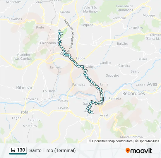 130  Line Map
