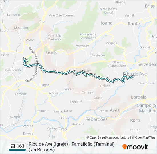 163  Line Map