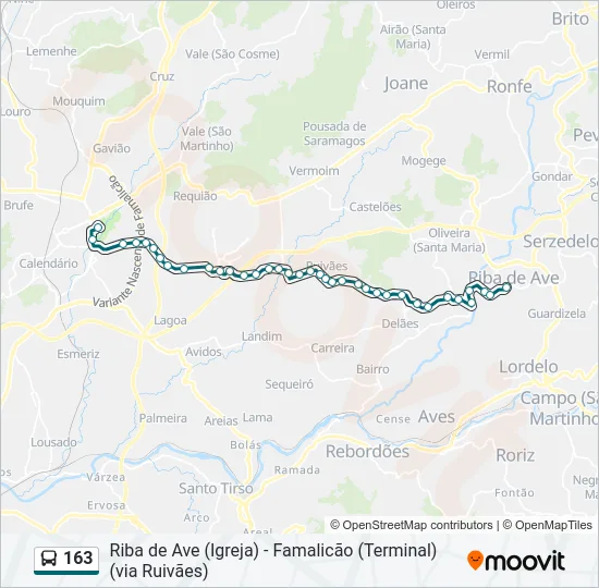 163  Line Map
