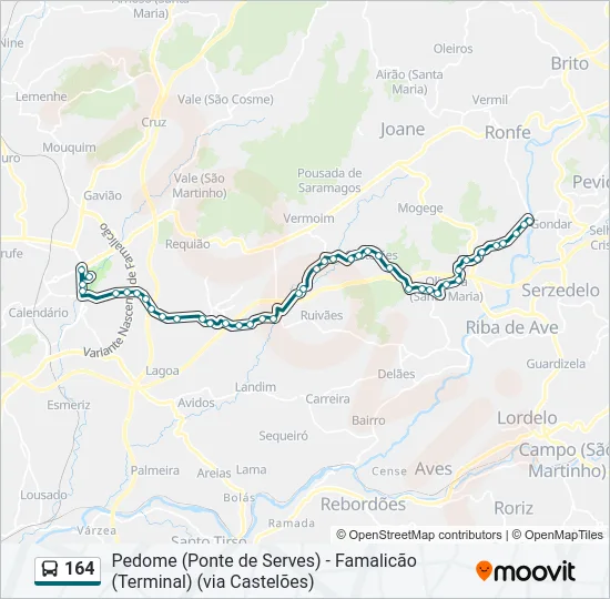 164  Line Map
