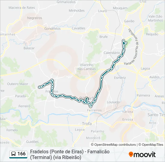 166  Line Map