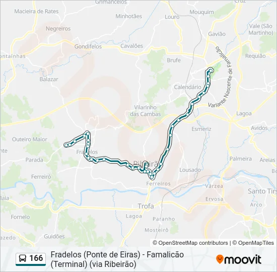166  Line Map