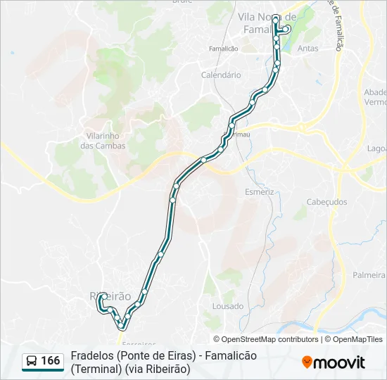 166  Line Map