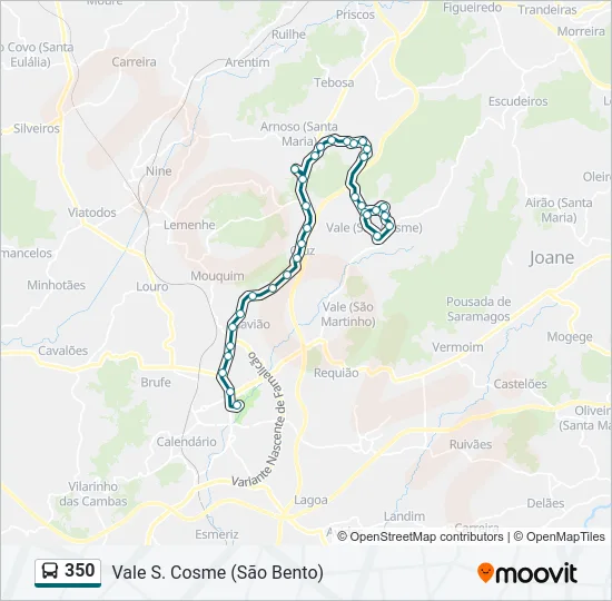350  Line Map