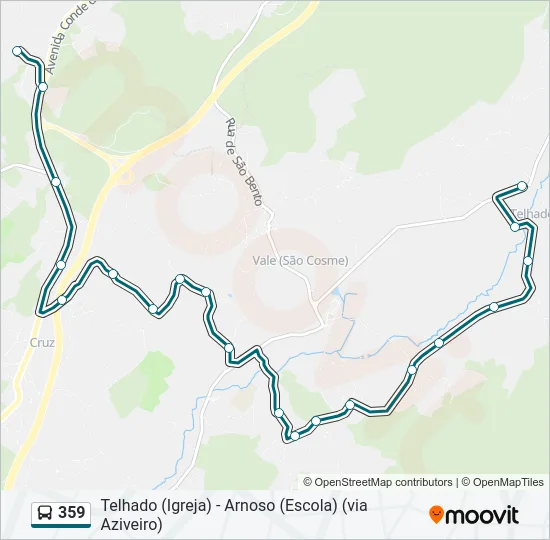 359  Line Map