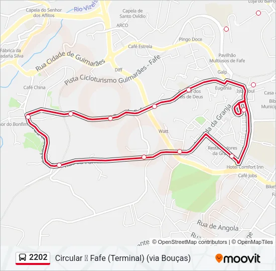 2202 Bus Line Map