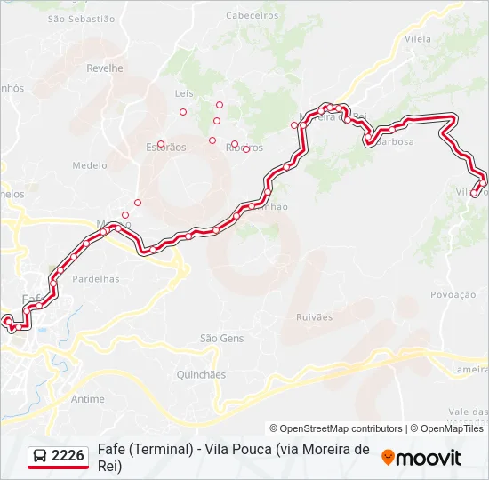 2226 Bus Line Map
