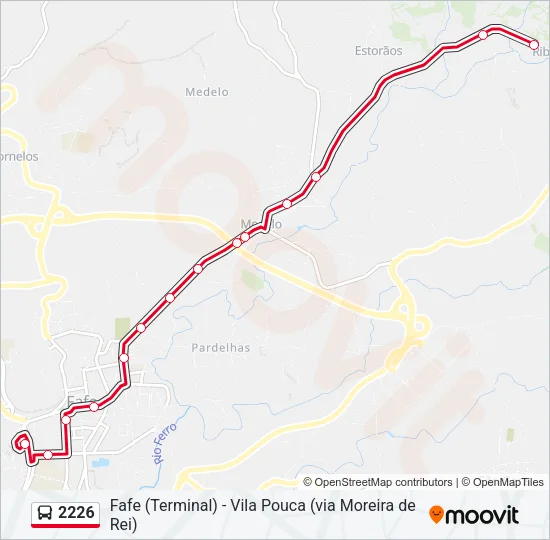 2226 Bus Line Map