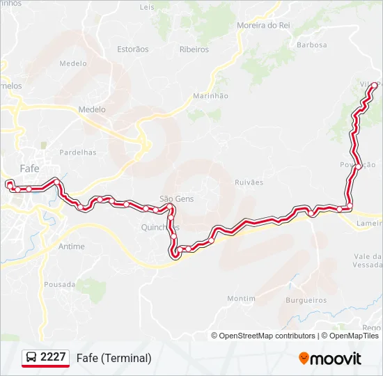 2227 Bus Line Map