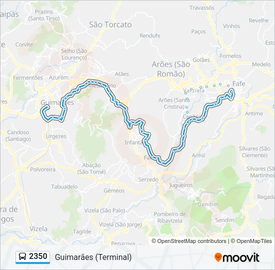 2350 Bus Line Map