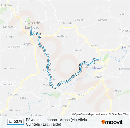 5379 Bus Line Map