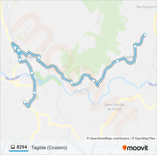 8294 Bus Line Map