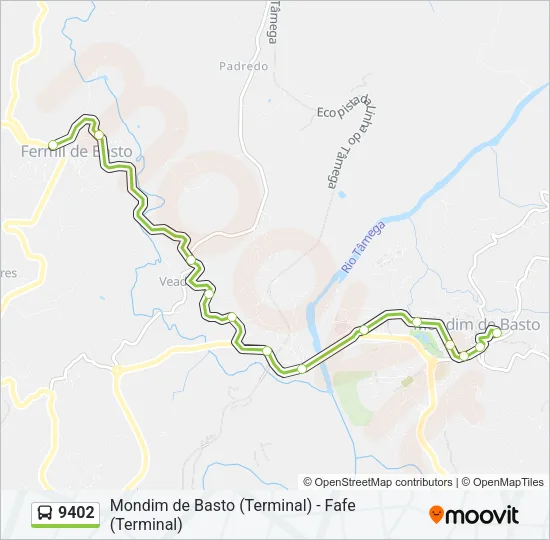 9402 Bus Line Map