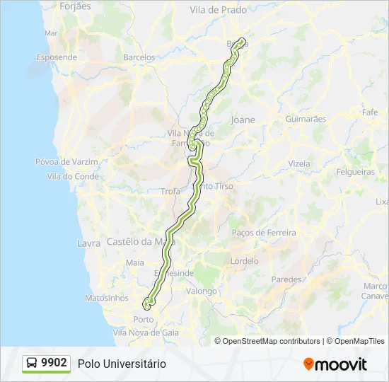 9902 Bus Line Map