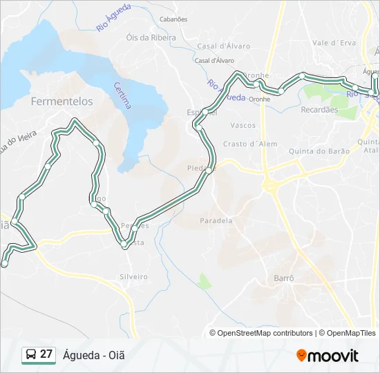 27 Bus Line Map