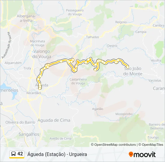 42 Bus Line Map