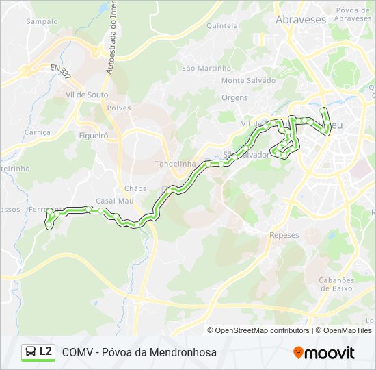 L2 Bus Line Map