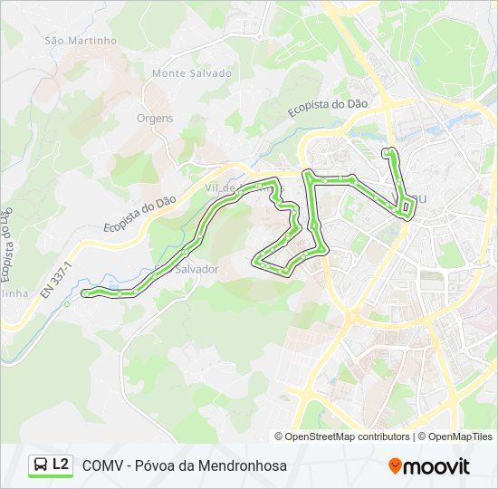 L2 Bus Line Map