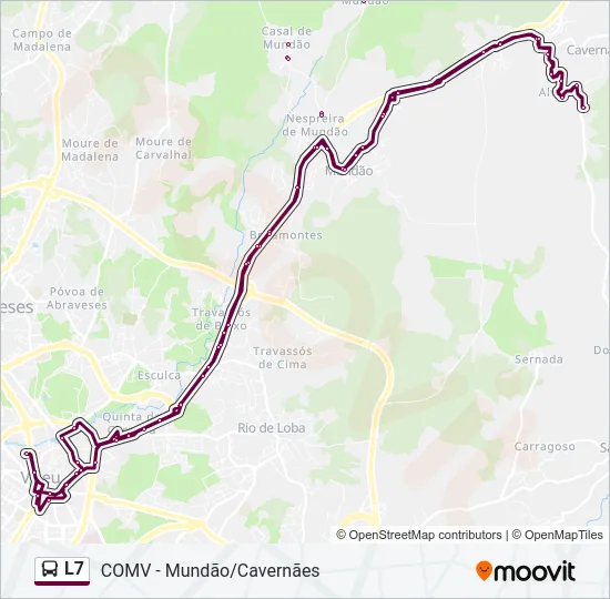 L7 Bus Line Map