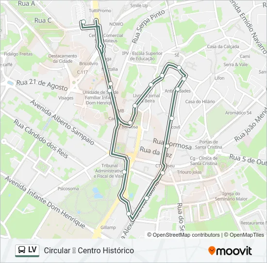 LV Bus Line Map