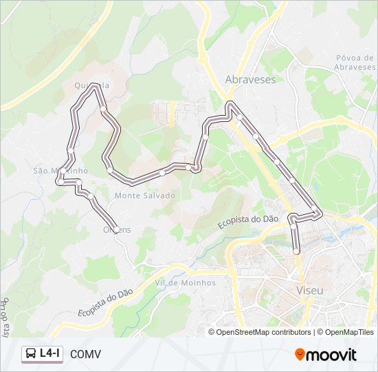 L4-I bus Line Map