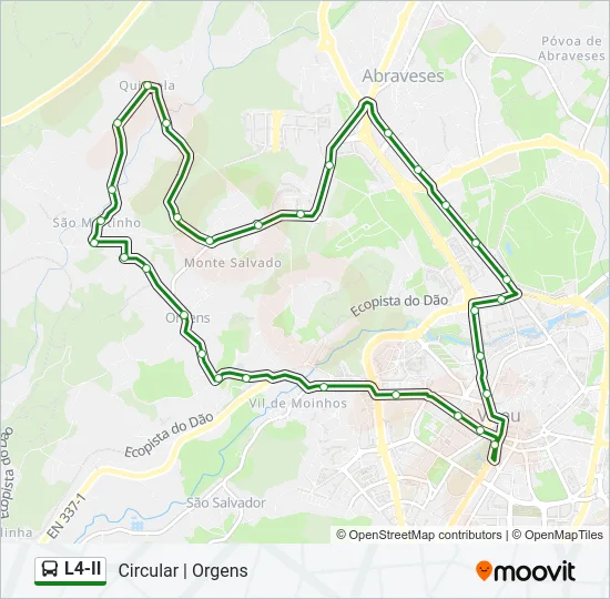 L4-II Bus Line Map