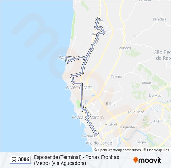 3006 bus Line Map