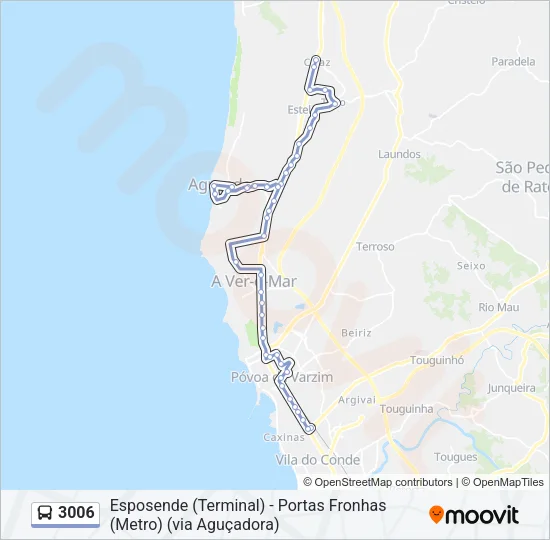 3006 Bus Line Map