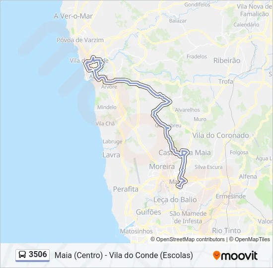 3506 Bus Line Map