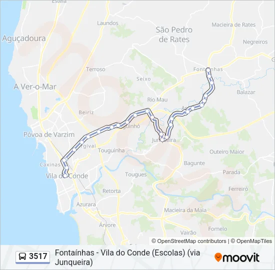 3517 Bus Line Map