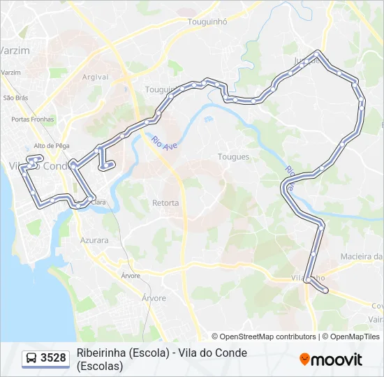 3528 Bus Line Map