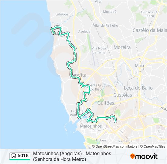5018 bus Line Map