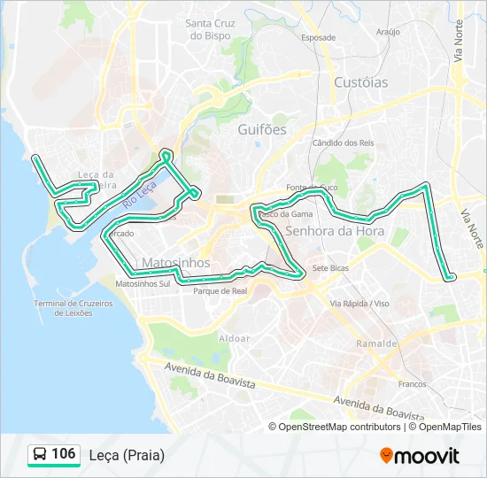 106  Line Map