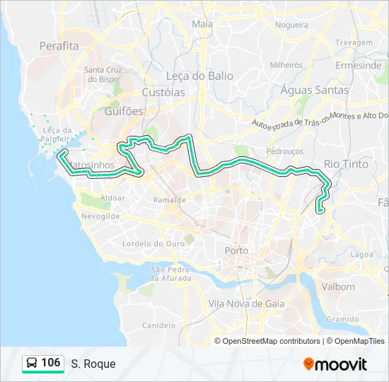 106  Line Map