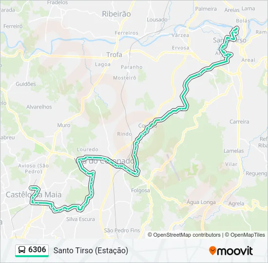 6306 Bus Line Map