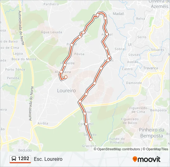 1202 Bus Line Map
