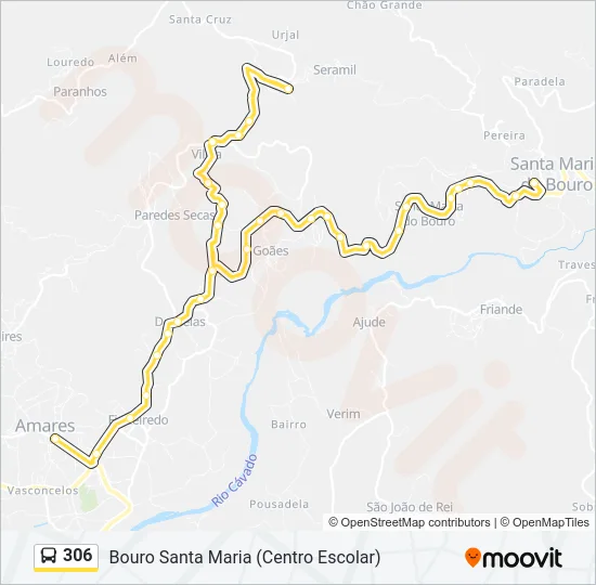 306 Bus Line Map