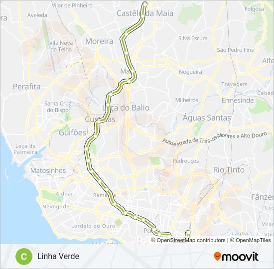 C Metro Line Map