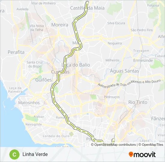 C Metro Line Map