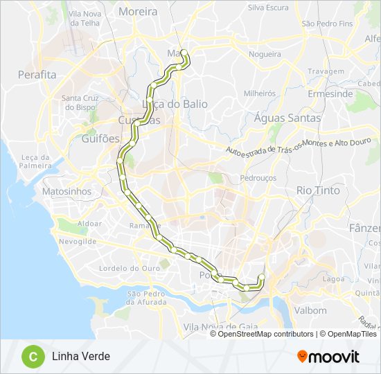 C Metro Line Map