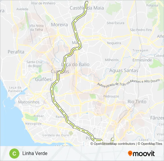 C Metro Line Map