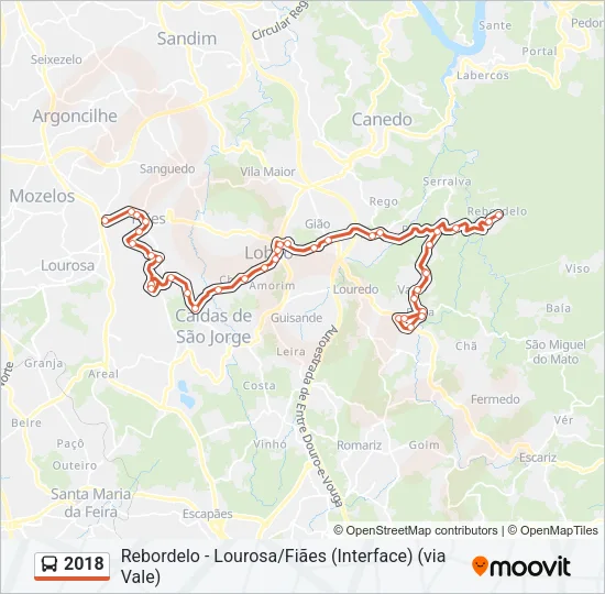 2018 Bus Line Map