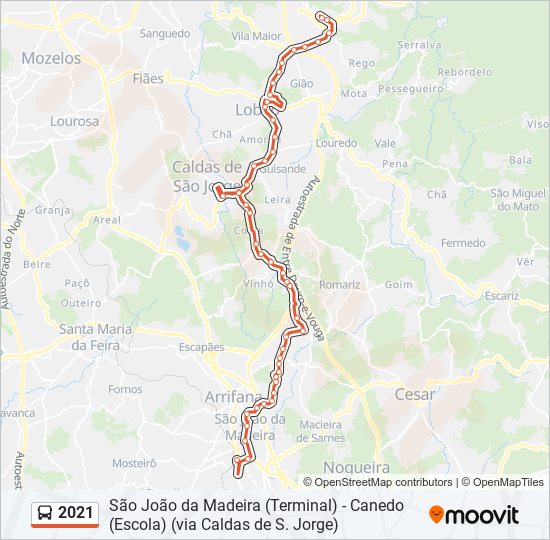 2021 bus Line Map