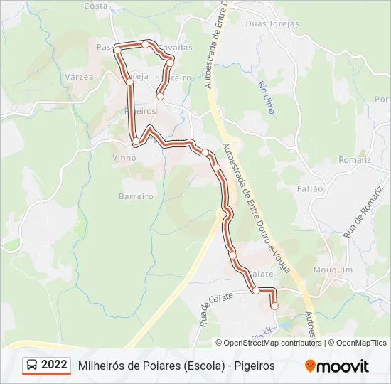 2022 Bus Line Map