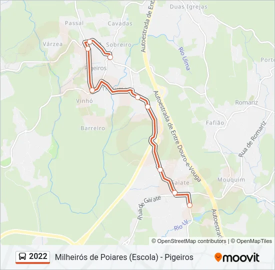 2022 Bus Line Map