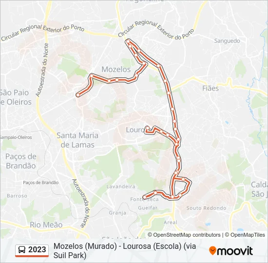 2023 Bus Line Map