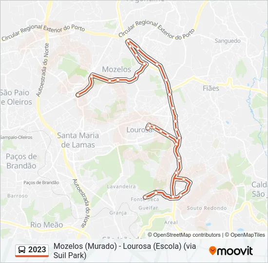 2023 Bus Line Map