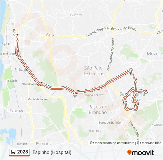 2028 Bus Line Map