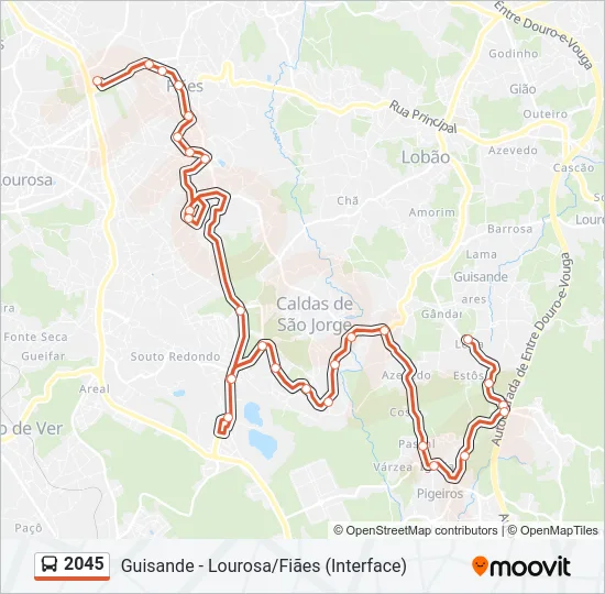 2045 Bus Line Map